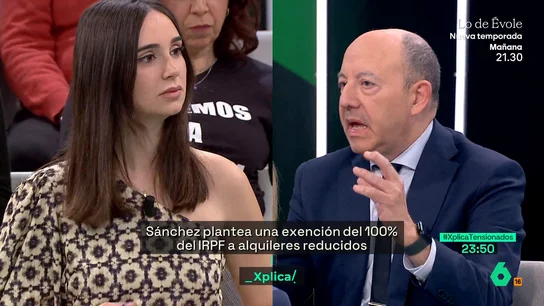 XPLICA El debate entre Gonzalo Bernardos y una joven de alquiler: "Este país no tiene un problema de okupación" XPLICA El debate entre Gonzalo Bernardos y una joven de alquiler: "Este país no tiene un problema de okupación"
