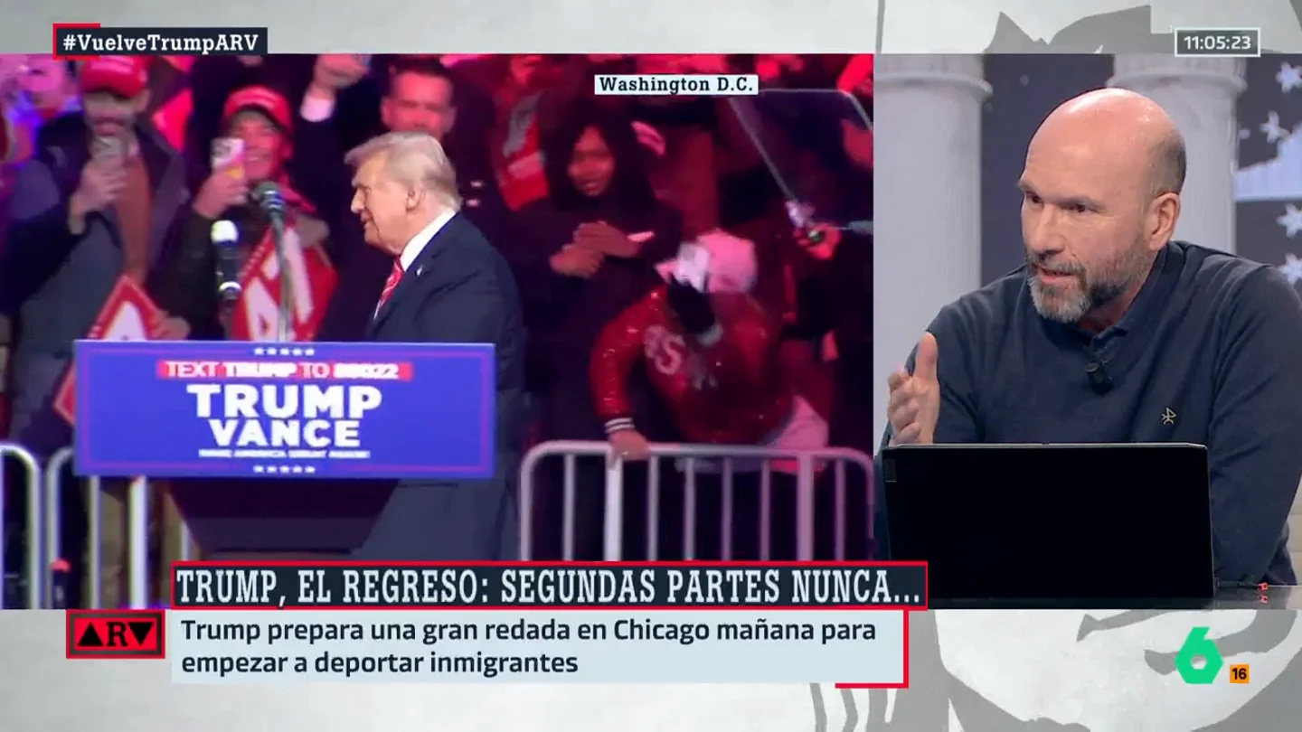 Óscar Vara analiza la llegada de Trump al poder: "Vamos a tener una América que no habíamos visto en mucho tiempo" Óscar Vara analiza la llegada de Trump al poder: "Vamos a tener una América que no habíamos visto en mucho tiempo"