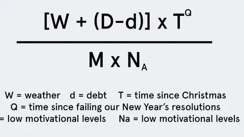 Fórmula matemática Blue Monday Fórmula matemática Blue Monday