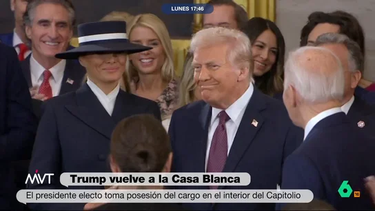 Iñaki López reacciona al look de Melania Trump en la toma de posesión: "Va vestida como las puritanas del siglo XVI" Iñaki López analiza en este vídeo el momento de la llegada de Trump al salón del Capitolio para su investidura y se detiene en el estilismo de la primera dama, que asocia con "la corriente puritana que está arrasando todo en Estados Unidos".
