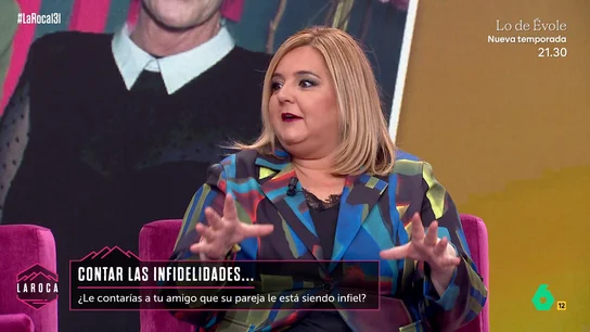 LA ROCA El salseo "off the record" de Pilar Vidal sobre dos famosos casados: "Él le fue infiel a ella, mientras estaban en el mismo local" LA ROCA El salseo "off the record" de Pilar Vidal sobre dos famosos casados: "Él le fue infiel a ella, mientras estaban en el mismo local"