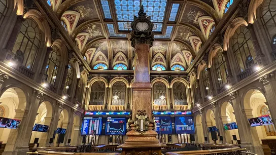 Imagen de archivo de la Bolsa de Madrid. Imagen de archivo de la Bolsa de Madrid.