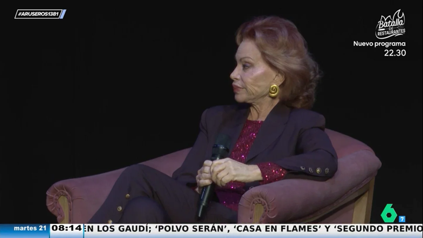 La divertida anécdota de Paloma San Basilio con Donald Trump: "Yo pude ser Melania, más pequeñita y no tan cabreada" La divertida anécdota de Paloma San Basilio con Donald Trump: "Yo pude ser Melania, más pequeñita y no tan cabreada"