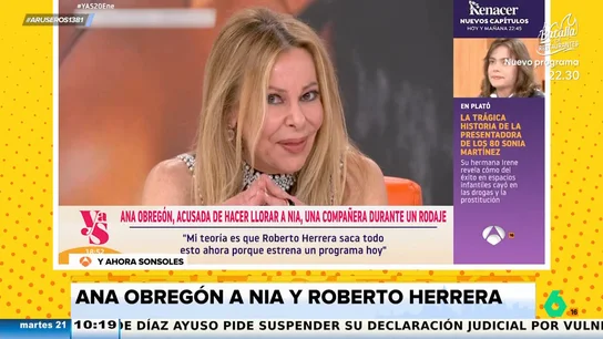 Ana Obregón responde a Nia tras la polémica en las Campanadas: "Te pido por Dios que me dejes vivir en paz" Ana Obregón responde a Nia tras la polémica en las Campanadas: "Te pido por Dios que me dejes vivir en paz"