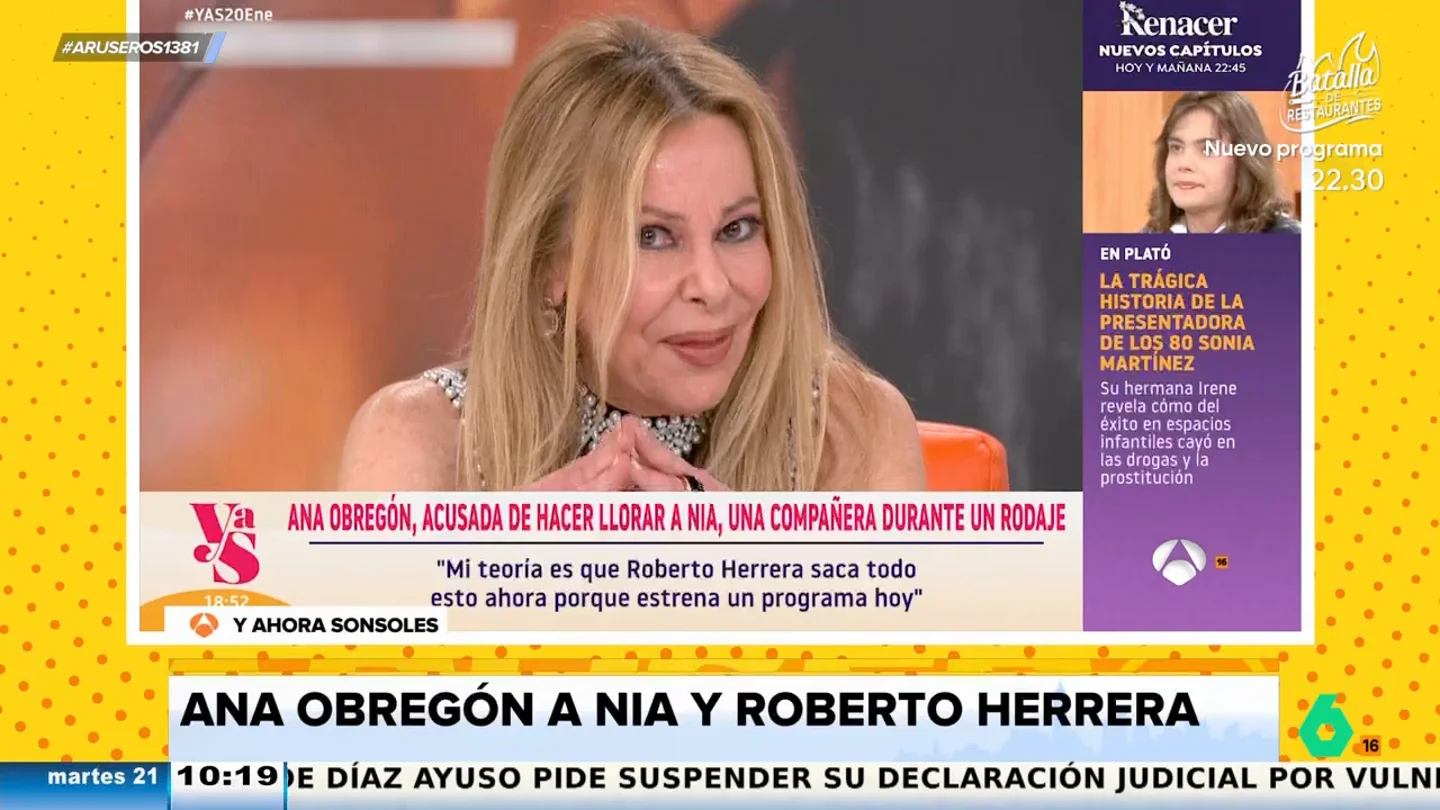 Ana Obregón responde a Nia tras la polémica en las Campanadas: "Te pido por Dios que me dejes vivir en paz" Ana Obregón responde a Nia tras la polémica en las Campanadas: "Te pido por Dios que me dejes vivir en paz"