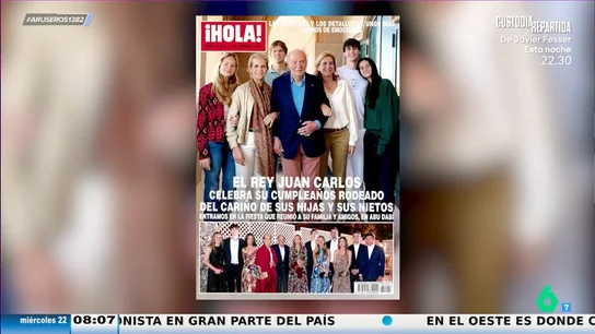 Las "nuevas incorporaciones" de la fiesta de cumpleaños del rey emérito en Abu Dabi: en la foto aparecen las parejas de sus nietos Las "nuevas incorporaciones" de la fiesta de cumpleaños del rey emérito en Abu Dabi: en la foto aparecen las parejas de sus nietos