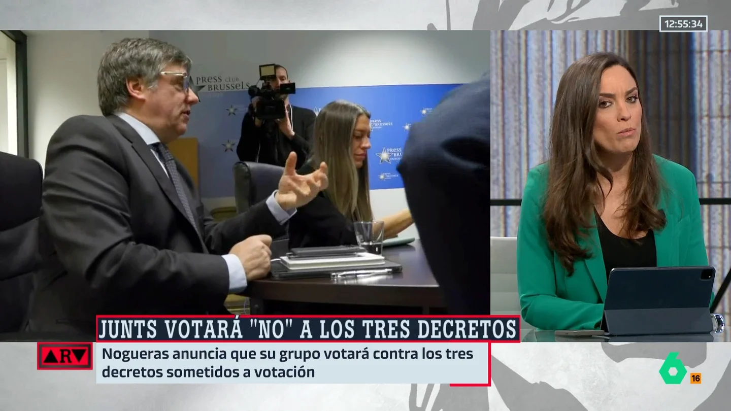 García Aller, sobre la votación del decreto ómnibus: "Vemos la escenificación de la falta de apoyos que tiene el Gobierno" García Aller, sobre la votación del decreto ómnibus: "Vemos la escenificación de la falta de apoyos que tiene el Gobierno"