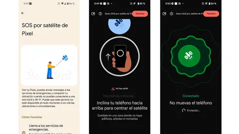 Configurando la conexión satélite Configurando la conexión satélite