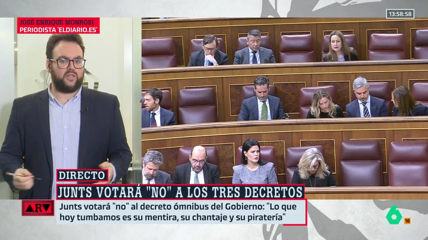 Monrosi califica el 'no' al decreto ómnibus como "el batacazo más duro de la legislatura" Monrosi califica el 'no' al decreto ómnibus como "el batacazo más duro de la legislatura"