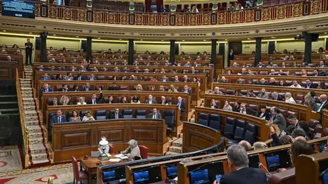 El hemiciclo del Congreso de los Diputados, en una imagen de archivo. El hemiciclo del Congreso de los Diputados, en una imagen de archivo.