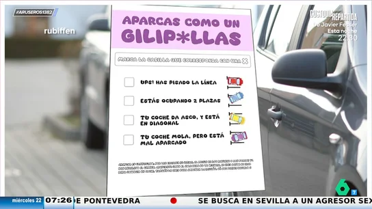 Diseña una pegatina para pegarla en los vehículos que están mal aparcados: "La descargas, la rellenas y la pegas en el coche" Diseña una pegatina para pegarla en los vehículos que están mal aparcados: "La descargas, la rellenas y la pegas en el coche"