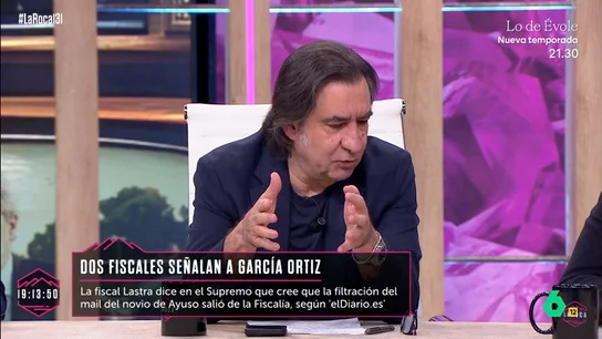 LA ROCA Benjamín Prado: "La dimisión del fiscal general tendría que haberse dado por una cuestión de pulcritud y aseo de la institución"  LA ROCA Benjamín Prado: "La dimisión del fiscal general tendría que haberse dado por una cuestión de pulcritud y aseo de la institución"