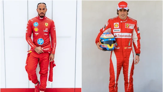 Lewis Hamilton y Fernando Alonso Lewis Hamilton y Fernando Alonso