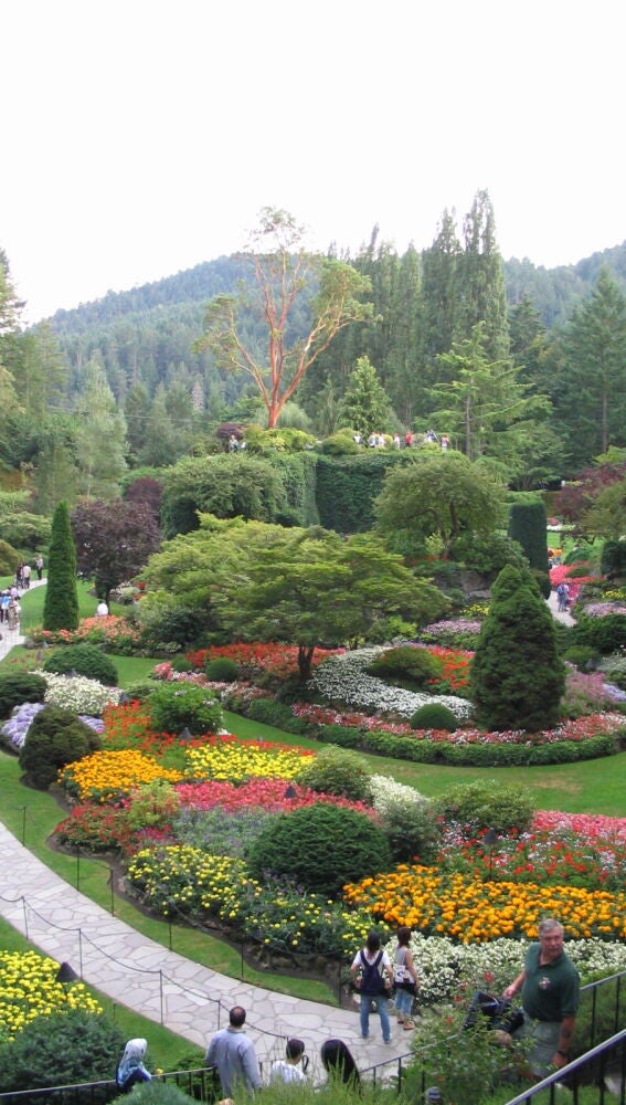 Jardín Hundido en los Jardines de Butchart