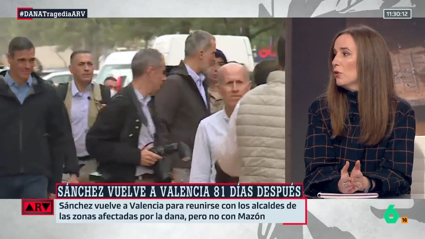 Natalia Junquera: "A los pueblos afectados por la DANA no se debe ir a pasear, se debe ir a trabajar" Natalia Junquera: "A los pueblos afectados por la DANA no se debe ir a pasear, se debe ir a trabajar"