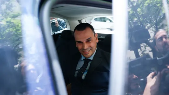 Alberto González Amador, novio de la presidenta de Madrid, Isabel Díaz Ayuso, a su salida del Tribunal Superior de Justicia de Madrid. Alberto González Amador, novio de la presidenta de Madrid, Isabel Díaz Ayuso, a su salida del Tribunal Superior de Justicia de Madrid.