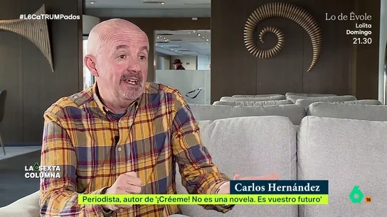 El escritor Carlos Hernández explica por qué abandona 'X': "Es como si en los años 30 el moderador fuera Goebbles" "Ya no es solo por el mensaje de odio de extrema derecha, sino porque además el propio Elon Musk está haciendo un relato antidemocrático, golpista e intolerable", afirma Carlos Hernández tras cambiar 'X' por 'Bluesky'.