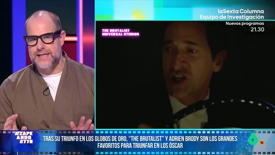 Alberto Rey desvela los detalles más curiosos de 'The Brutalist', una de las películas favoritas en los Oscar El film narra la vida de un arquitecto judío que ha sobrevivido al holocausto y decide trasladarse hasta Estados Unidos. El periodista, afirma que el adjetivo que mejor describe esta película es "monumental".