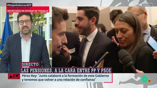 Pérez Rey señala que están trabajando para "recuperar la confianza" con Junts: "El PP es un mal compañero de viaje" Pérez Rey señala que están trabajando para "recuperar la confianza" con Junts: "El PP es un mal compañero de viaje"
