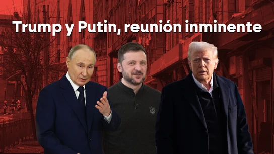 En la imagen, Putin, Zelenski y Trump En la imagen, Putin, Zelenski y Trump