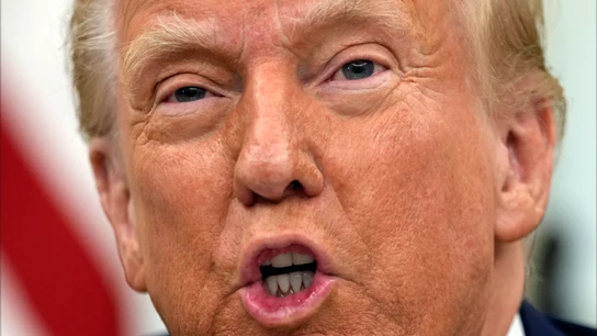 El presidente de Estados Unidos (EEUU), Donald Trump, durante una intervención este jueves. El presidente de Estados Unidos (EEUU), Donald Trump, durante una intervención este jueves.