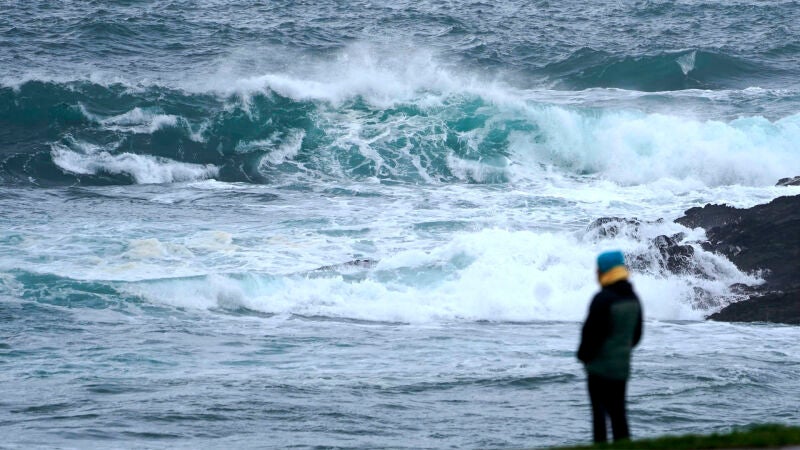 Fuerte oleaje en Asturias