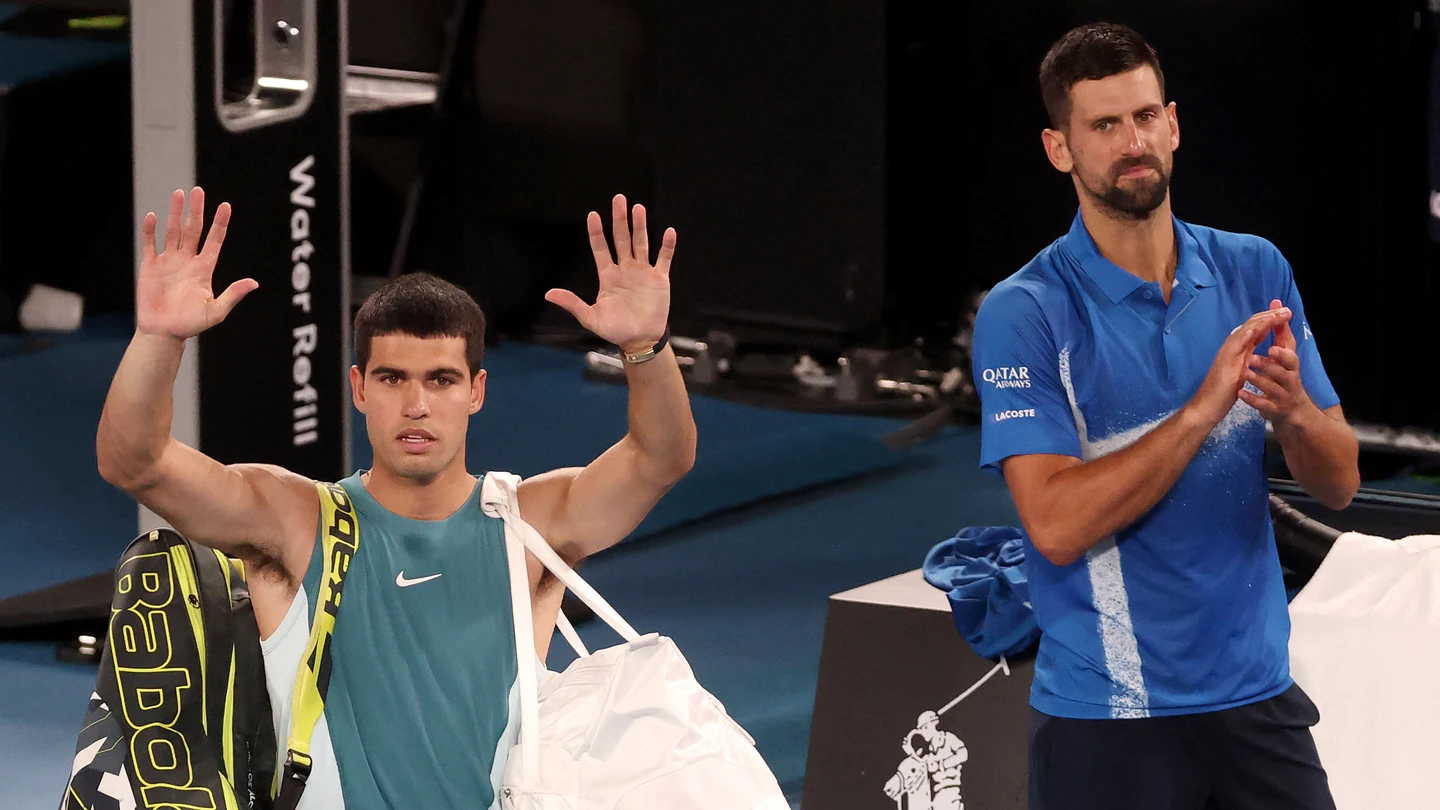 Carlos Alcaraz y Novak Djokovic Carlos Alcaraz y Novak Djokovic