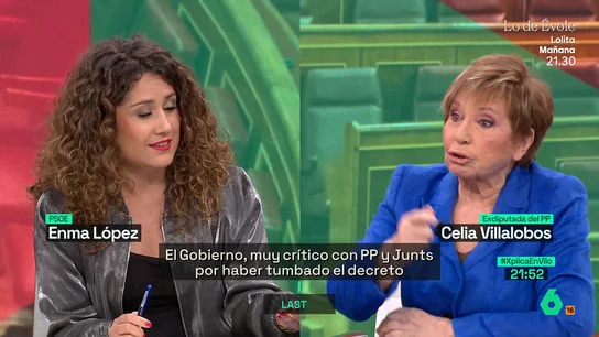 Xplica El intenso debate entre Enma López y Celia Villalobos por las pensiones: "Lo que mejor sabéis hacer es arruinar el país" Xplica El intenso debate entre Enma López y Celia Villalobos por las pensiones: "Lo que mejor sabéis hacer es arruinar el país"