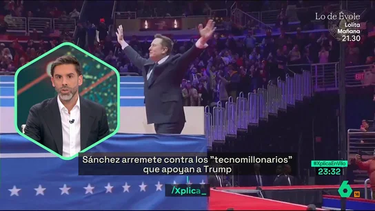 Xplica La reflexión de José Yélamo sobre el polémico saludo de Elon Musk: "Como pistas, no están nada mal" Xplica La reflexión de José Yélamo sobre el polémico saludo de Elon Musk: "Como pistas, no están nada mal"