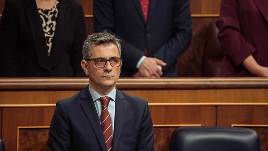 El ministro Félix Bolaños en el Congreso de los Diputados El ministro Félix Bolaños en el Congreso de los Diputados