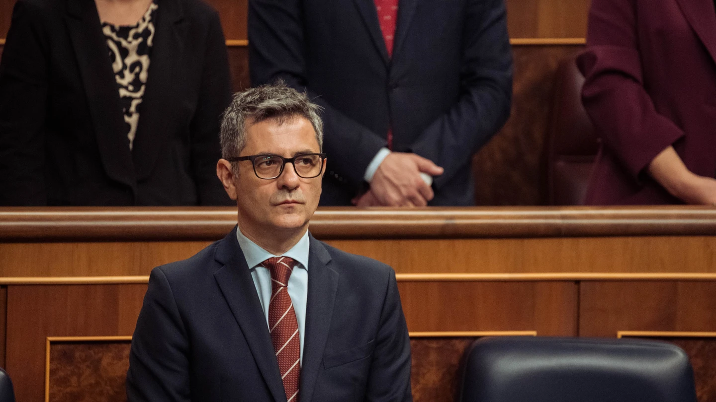 El ministro Félix Bolaños en el Congreso de los Diputados El ministro Félix Bolaños en el Congreso de los Diputados
