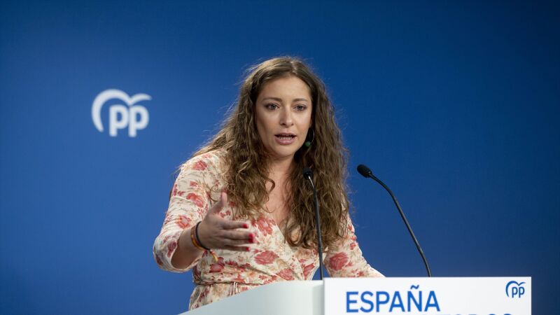 La vicesecretaria de Sanidad y Educación del PP, Ester Muñoz