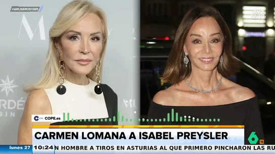 Carmen Lomana, sobre que Isabel Preysler suscite interés: "Tiene mérito porque no habla" Carmen Lomana, sobre que Isabel Preysler suscite interés: "Tiene mérito porque no habla"