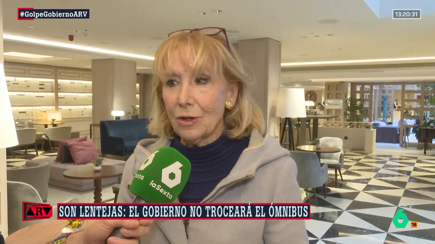 Esperanza Aguirre carga contra González Pons (PP) por llamar "ogro naranja" a Trump: "Está a la izquierda de la izquierda" Esperanza Aguirre carga contra González Pons (PP) por llamar "ogro naranja" a Trump: "Está a la izquierda de la izquierda"