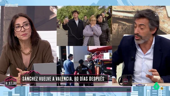 LaRoca Juan del Val responde a Carmen Ro por Pedro Sánchez: "Me estáis emocionando muchísimo con la vulnerabilidad del presidente" LaRoca Juan del Val responde a Carmen Ro por Pedro Sánchez: "Me estáis emocionando muchísimo con la vulnerabilidad del presidente"