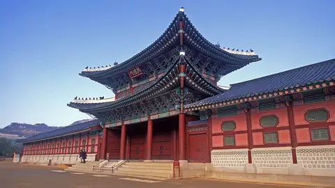 Palacio de Gyeongbokgung, en Seúl Palacio de Gyeongbokgung, en Seúl