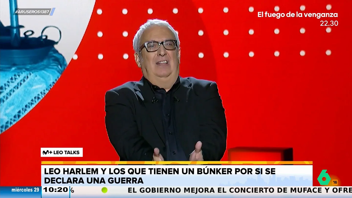 Leo Harlem, de los preparacionistas: "Desean que alguien tire una bomba para que no les caduquen las latas del búnker" Leo Harlem, de los preparacionistas: "Desean que alguien tire una bomba para que no les caduquen las latas del búnker"