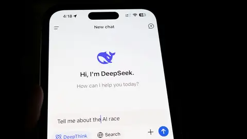DeepSeek en un smartphone DeepSeek en un smartphone