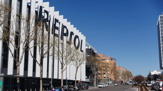 Fachada de la sede de Repsol, a 27 de marzo de 2023, en Madrid (España) Fachada de la sede de Repsol, a 27 de marzo de 2023, en Madrid (España)