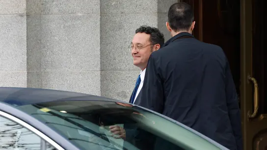 El fiscal general del Estado, a su salida del Tribunal Supremo El fiscal general del Estado, a su salida del Tribunal Supremo