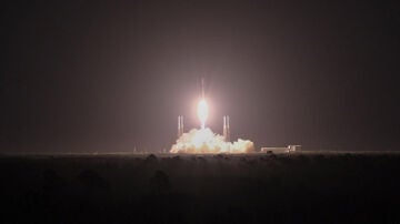 Lanzamiento de un satélite en Cabo Cañaveral, Florida