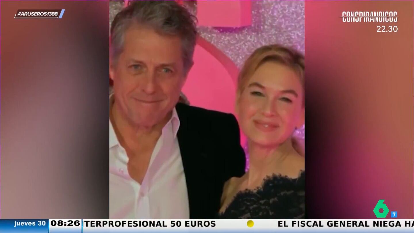 La 'cobra' de Ren&eacute;e Zellweger a Hugh Grant marca el reencuentro de los protagonistas de 'El diario de Bridget Jones'