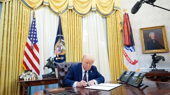 El presidente Donald Trump en la Casa Blanca. El presidente Donald Trump en la Casa Blanca.