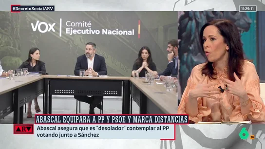 Ángeles Caballero, sobre que el PP anunciase su 'sí' al decreto social en redes: "Nadie quería poner la cara ni el cuerpo" Ángeles Caballero, sobre que el PP anunciase su 'sí' al decreto social en redes: "Nadie quería poner la cara ni el cuerpo"