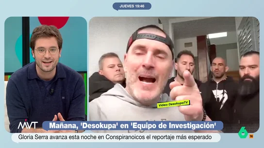 Alan Barroso, sobre Dani 'Desokupa': "Lo más preocupante no es que dé golpes en Internet, sino que esté formando a policías" "Este señor no solo es un loco que está por ahí amenazando, es que depende de él la formación de mucha gente en la que tenemos que confiar por la que cobrará un buen dinero público", apunta Alan Barroso en este vídeo.