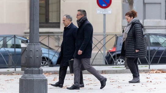 El juez Ángel Hurtado a su llegada al Tribunal Supremo este lunes. El juez Ángel Hurtado a su llegada al Tribunal Supremo este lunes.