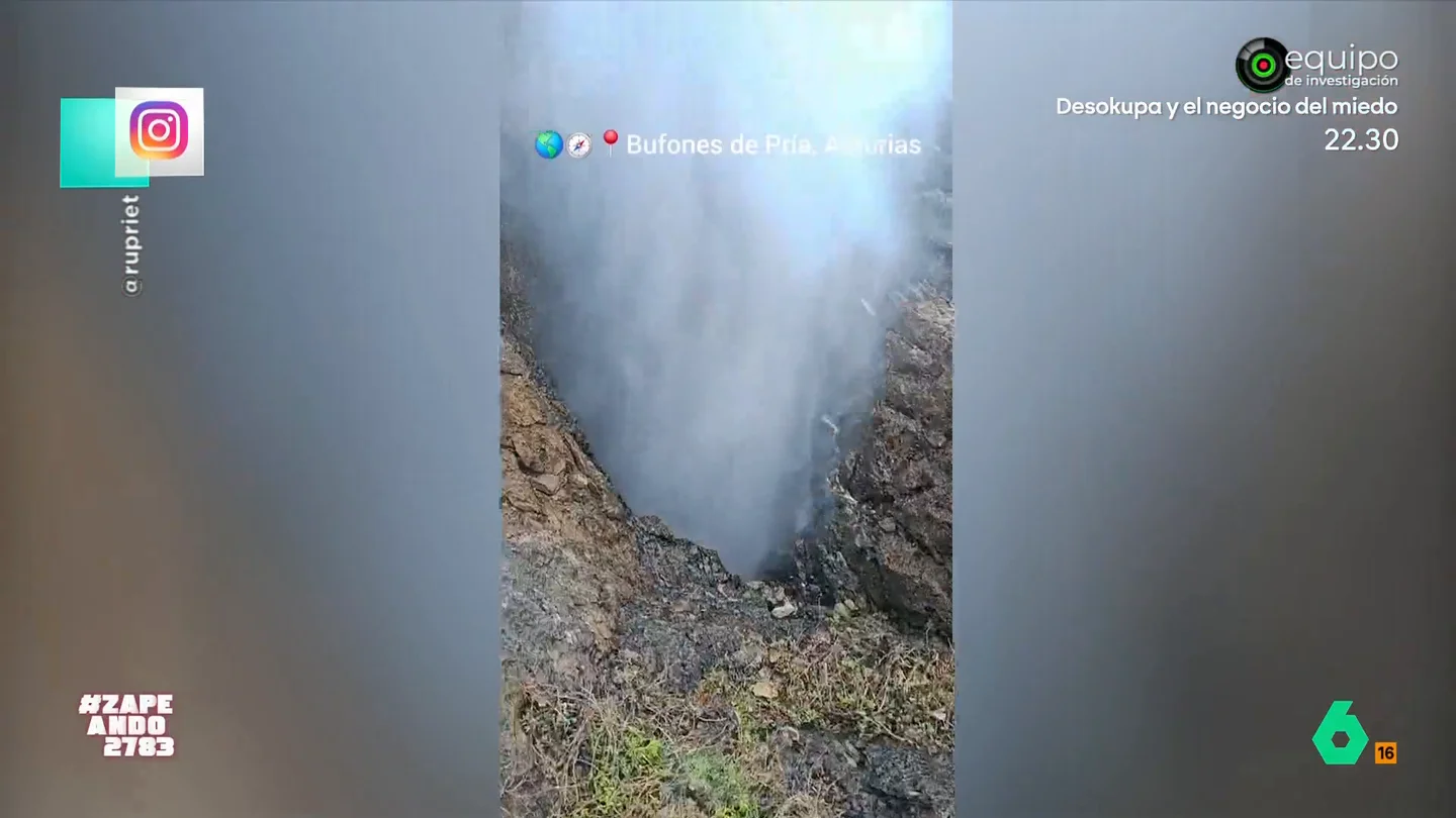 Francisco Cacho explica qué son 'los bufones de Llanes': "El sonido puede escucharse a kilómetros" El meteorólogo de laSexta indica que estos géiseres marinos pueden alcanzar hasta 10 metros de altura. Suelen producirse los días que hay mar picada y recomienda acercarse con precaución.