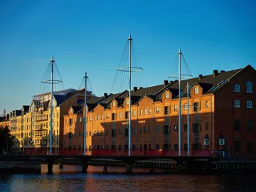 Cirkelbroen, puente circular en Copenhague Cirkelbroen, puente circular en Copenhague