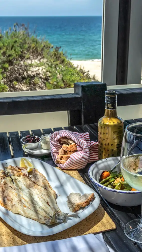 Pescado y vino de Alentejo Pescado y vino de Alentejo