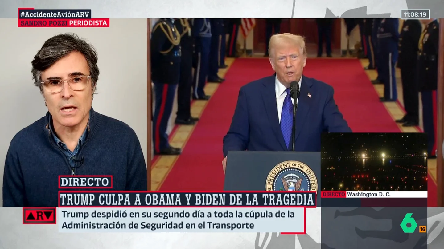 Sandro Pozzi, sobre Trump: "Parece que olvida que también fue presidente entre Obama y Biden" Sandro Pozzi, sobre Trump: "Parece que olvida que también fue presidente entre Obama y Biden"
